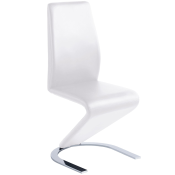 Silla Comedor QATAR /SÍMIL PIEL /BLANCO